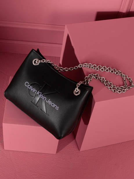 Sac Porté épaule Sculpted Calvin klein jeans Noir sculpted K607831