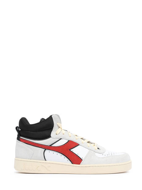 Magic Mid-calf Sneakers In Leather Diadora Red men 94307060