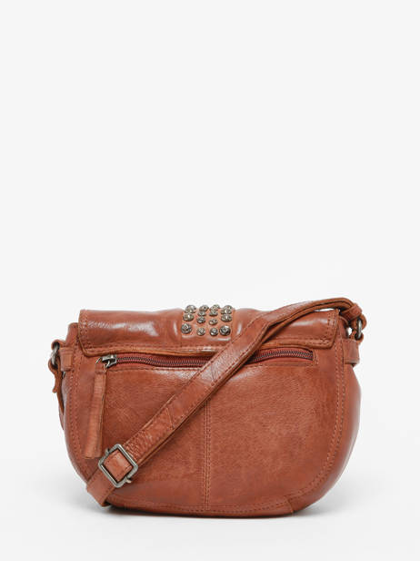 Leather Toscane Crossbody Bag Basilic pepper Brown toscane BTOS01 other view 4