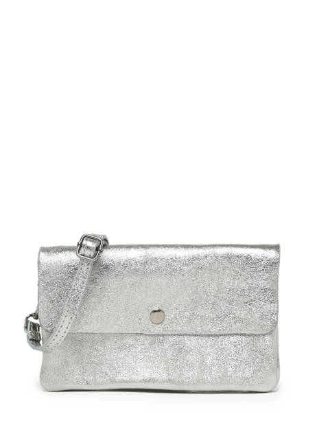 Crossbody Bag Nine Leather Milano Silver nine NI23067