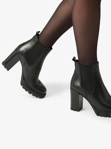 Heeled Boots In Leather Tamaris Black women 41 other view 2