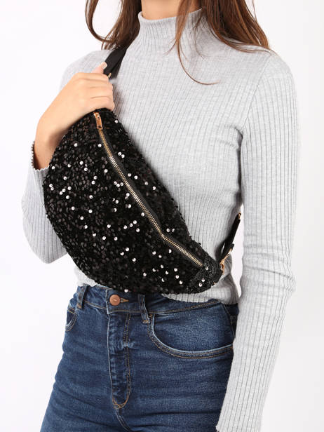 Sac Banane Ciao Boum Paillettes Miniprix Noir ciao boum 650 vue secondaire 1