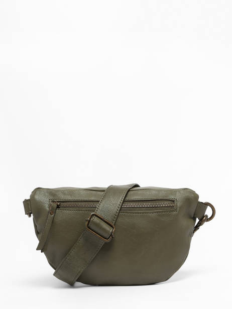 Sac Banane Cow Cuir Basilic pepper Vert cow BCOW55 vue secondaire 4