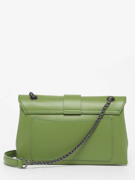 Shoulder Bag Jana Bloc Leather Etrier Green jana bloc EJBC002T other view 4