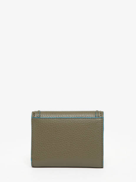 Leather Flap Wallet Premier Flirt Lancel Green premier flirt A10526 other view 2