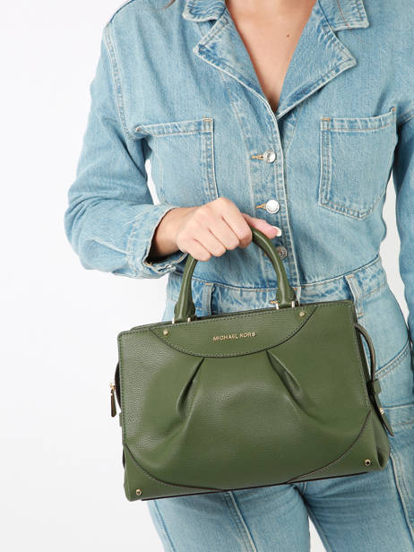 Satchel Enzo Michael kors Green enzo F3G6ES2L other view 1