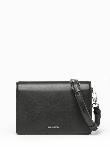 Shoulder Bag K Signature Leather Karl lagerfeld Black k signature 235W3061 other view 4