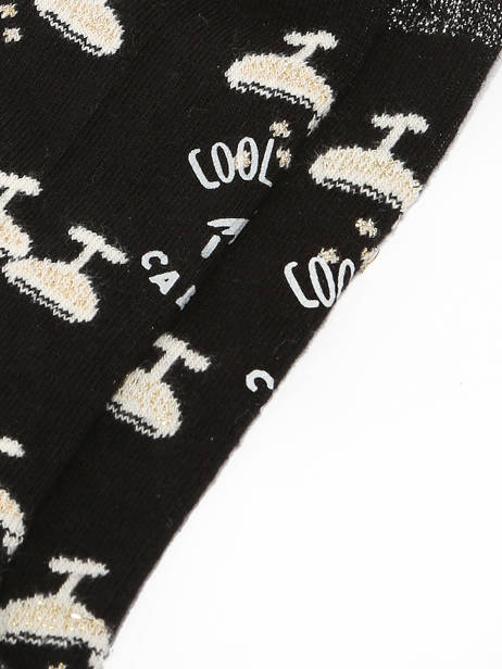 Socks Cabaia Black socks women LUC other view 2