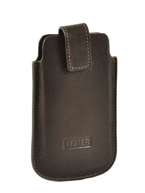 Cellphone Cover Leather Texier Brown denver 8597