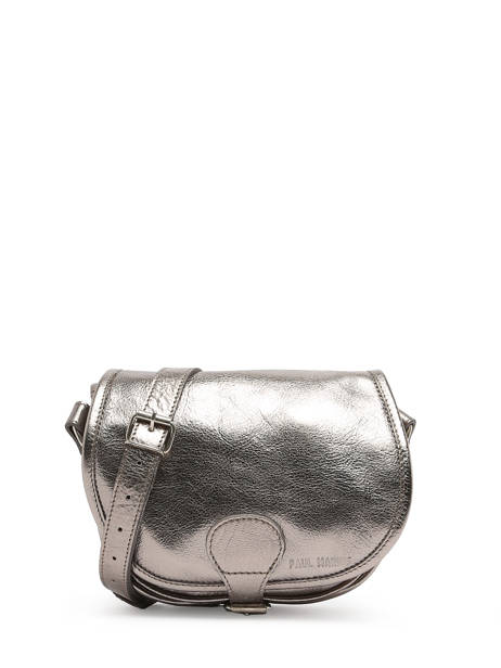 Crossbody Bag Vintage Leather Paul marius Silver vintage BOHEMIEN