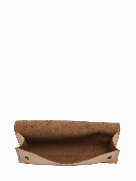 Pouch Leather Paul marius Gold vintage TROUSSE other view 1