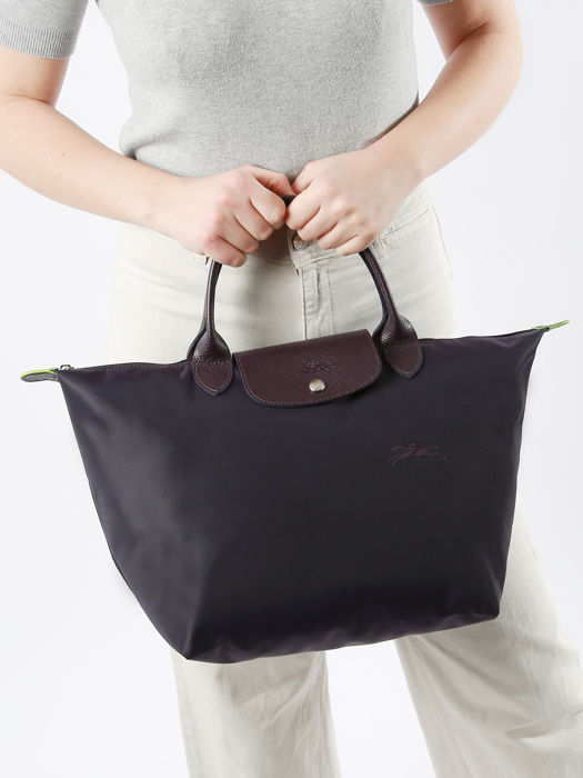 Longchamp Le pliage green Sacs porté main Violet