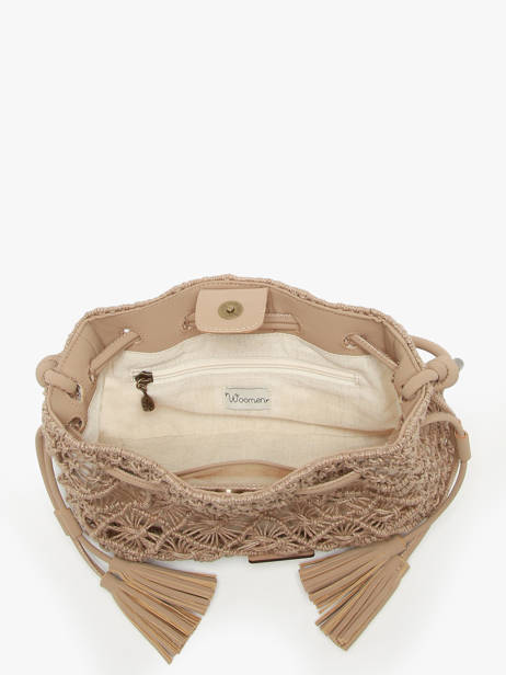 Sac Bandoulière Tanaisie Jute Woomen Beige tanaisie WTAN06 vue secondaire 3