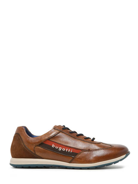 Sneakers In Leather Bugatti Brown men 311A9Q03