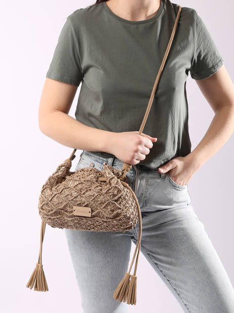 Sac Bandoulière Tanaisie Jute Woomen Beige tanaisie WTAN06 vue secondaire 1