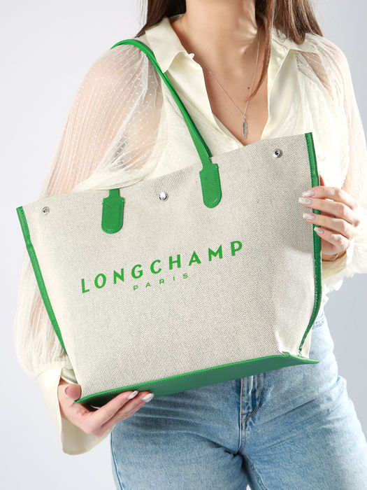 Longchamp Essential toile Hobo bag Green