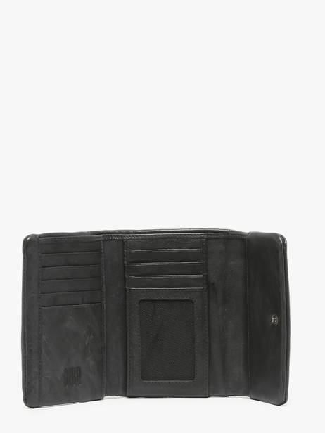 Wallet Leather Biba Black heritage TOT1L other view 1