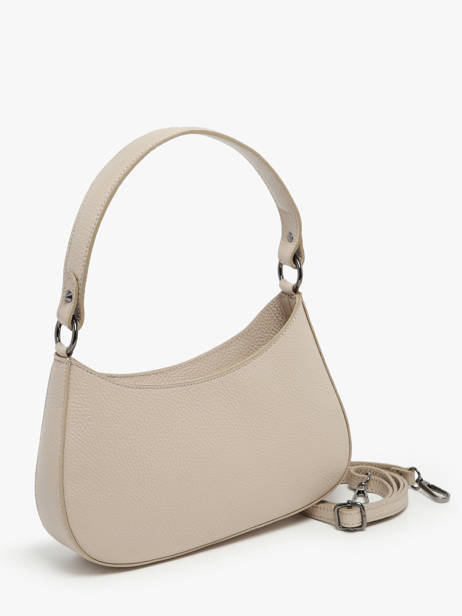 Leather Caviar Shoulder Bag Milano Beige caviar CA23120 other view 2