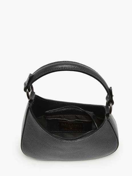 Sac Bandoulière Caviar Cuir Milano Noir caviar CA23118 vue secondaire 3