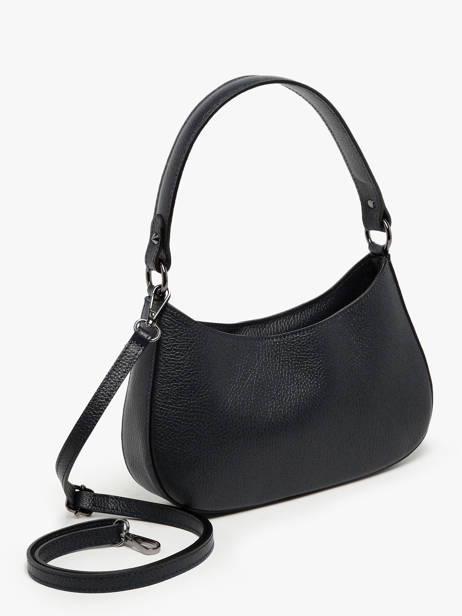 Leather Caviar Shoulder Bag Milano Black caviar CA23120 other view 2