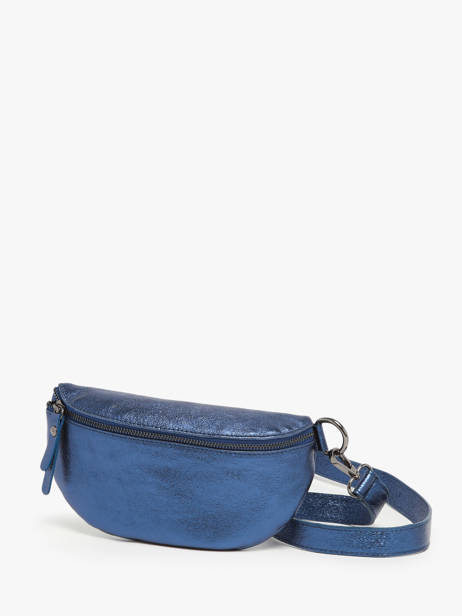 Leather Nine Belt Bag Milano Blue nine NI19091N other view 2