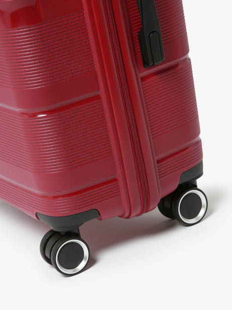 Hardside Luggage Porto Triplus Red porto 12M other view 2