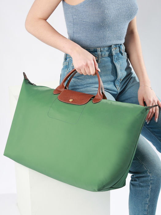 Longchamp Le pliage original Travel bag Green