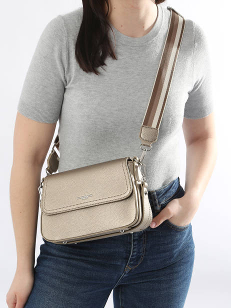 Ccrossbody Shoulder Bag Grained Miniprix Beige grained F6992 other view 1