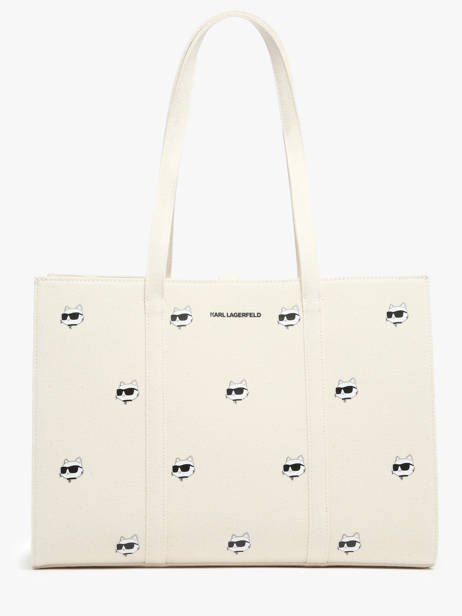 Shopping Bag K Ikonic 2.0 Cotton Karl lagerfeld White k ikonic 2.0 241W3883