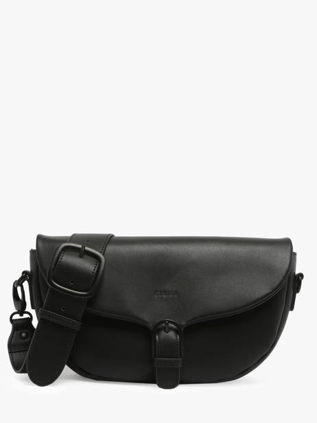 Sac Bandoulière M Oxer Cuir Etrier Noir oxer EOXE065M