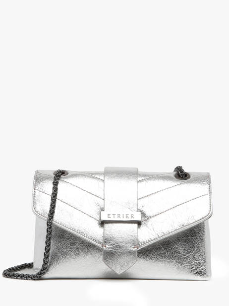 Cross Body Tas Jana Irise Leather Etrier Silver jana irise EJIR002R