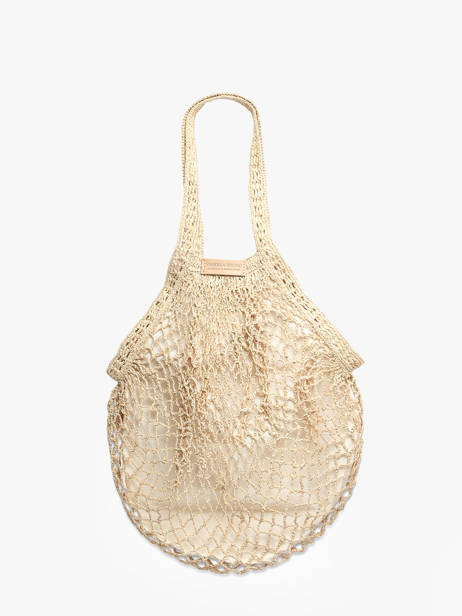 Raffia Tote Bag Vanessa bruno Beige filet 94V40835