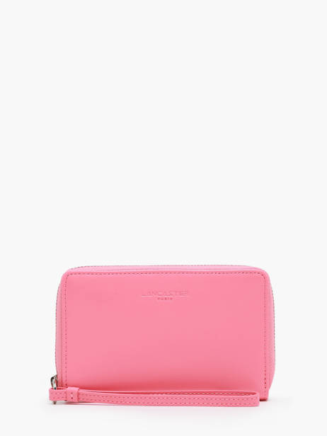 Wallet Leather Lancaster Pink paris pm 25