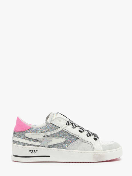 Sneakers Vana In Leather Semerdjian Silver women VAN11732