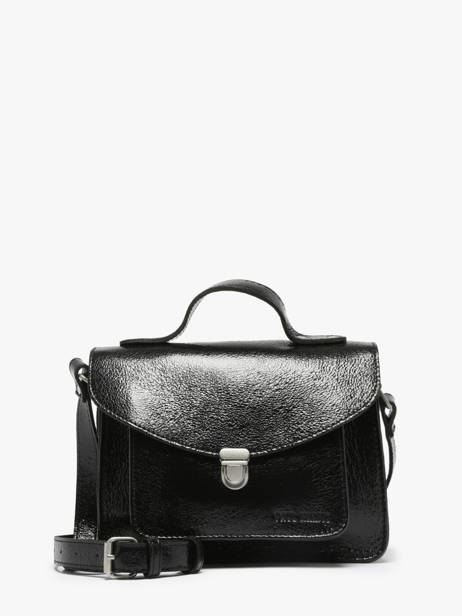 Leather Mademoiselle George Éclipse Bag Paul marius Black eclipse GEORGECL