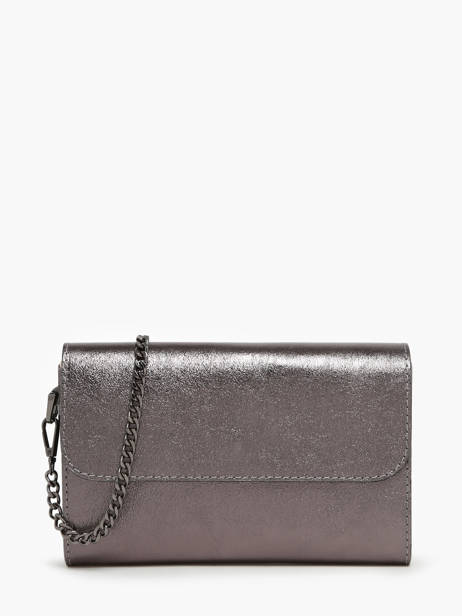 Sac Bandoulière Nine Cuir Milano Gris nine NI23064N