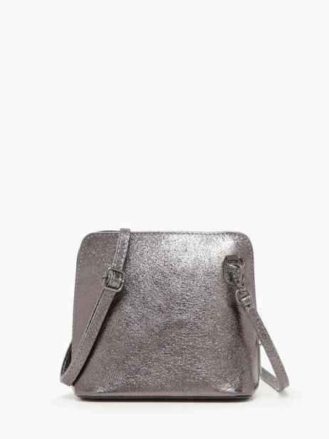 Sac Bandoulière Nine Cuir Milano Gris nine NI23117N