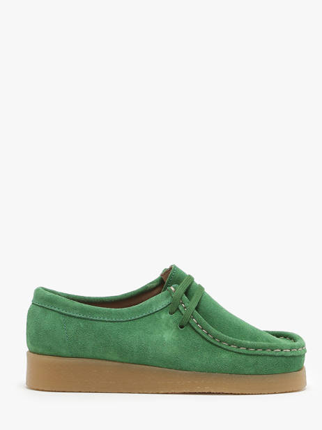 Chaussures Derbies En Cuir Another step Vert unisex 7010