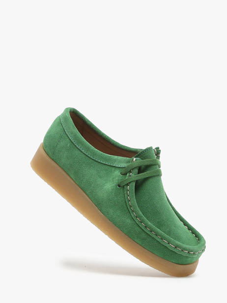 Chaussures Derbies En Cuir Another step Vert unisex 7010 vue secondaire 1