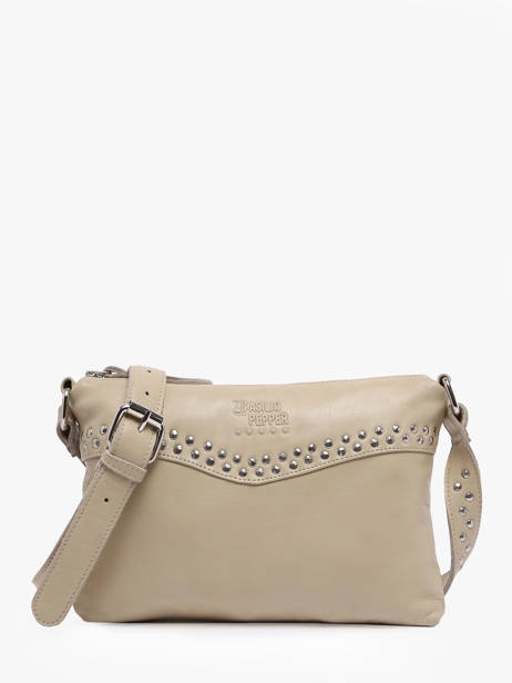 Shoulder Bag Glam Leather Basilic pepper Beige glam BGLA68