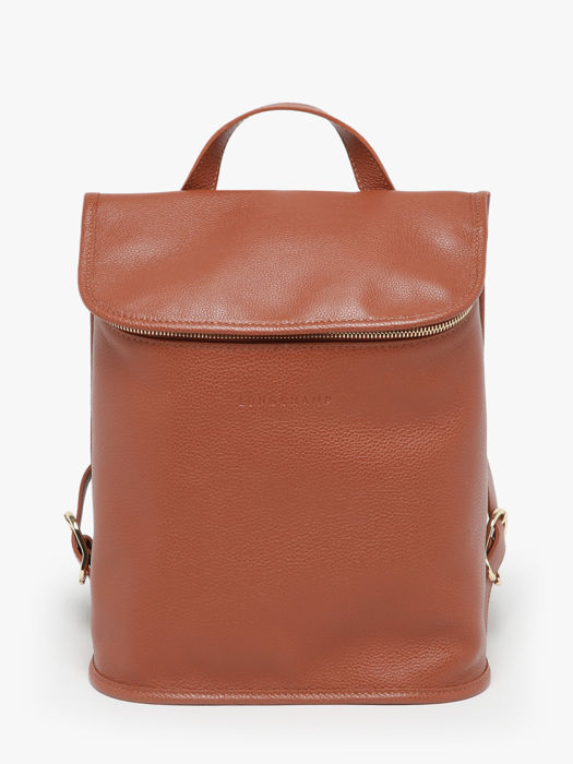 Longchamp Le foulonné Backpack Brown