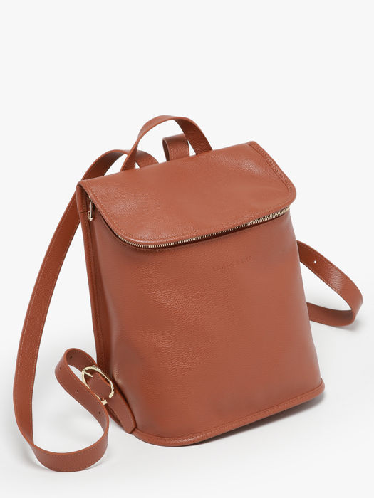 Longchamp Le foulonné Backpack Brown