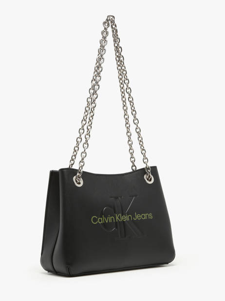 Shoulder Bag Sculpted Calvin klein jeans Black sculpted K607831 other view 2