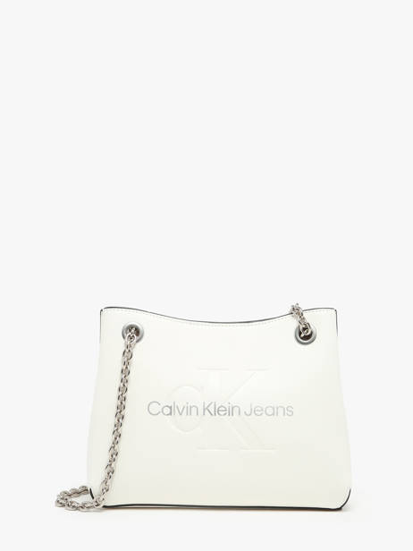 Sac Porté épaule Sculpted Calvin klein jeans Blanc sculpted K607831