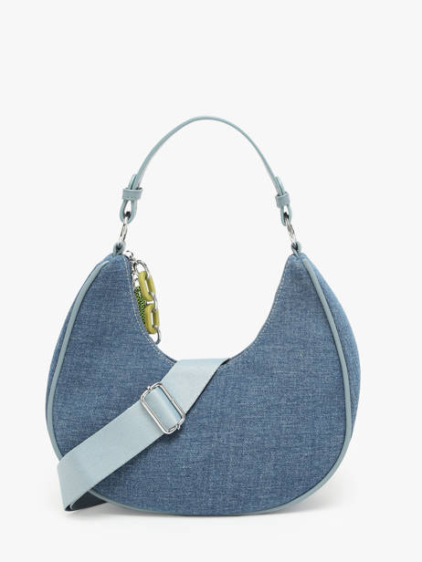 Sac Porté épaule Denim Coton Miniprix Bleu denim A151 vue secondaire 3