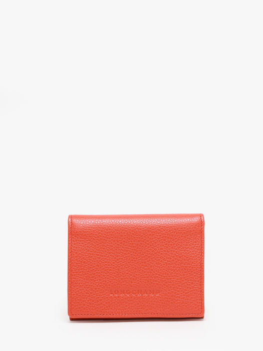 Longchamp Le foulonné Wallet Orange