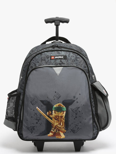 2-compartment Wheeled Schoolbag Lego Gray ninjago gold 21