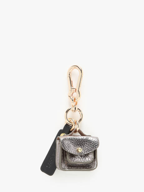 Leather La Breloque Bag Charm Paul marius Gray breloque BRELOGEO other view 1