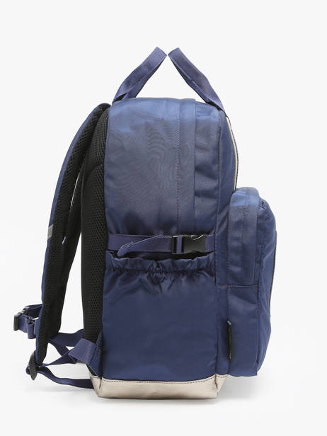 1 Compartment Backpack Caramel et cie Blue boheme FI other view 2