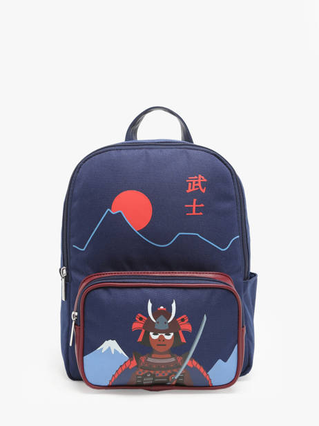 Mini Backpack Caramel et cie Blue fier GA